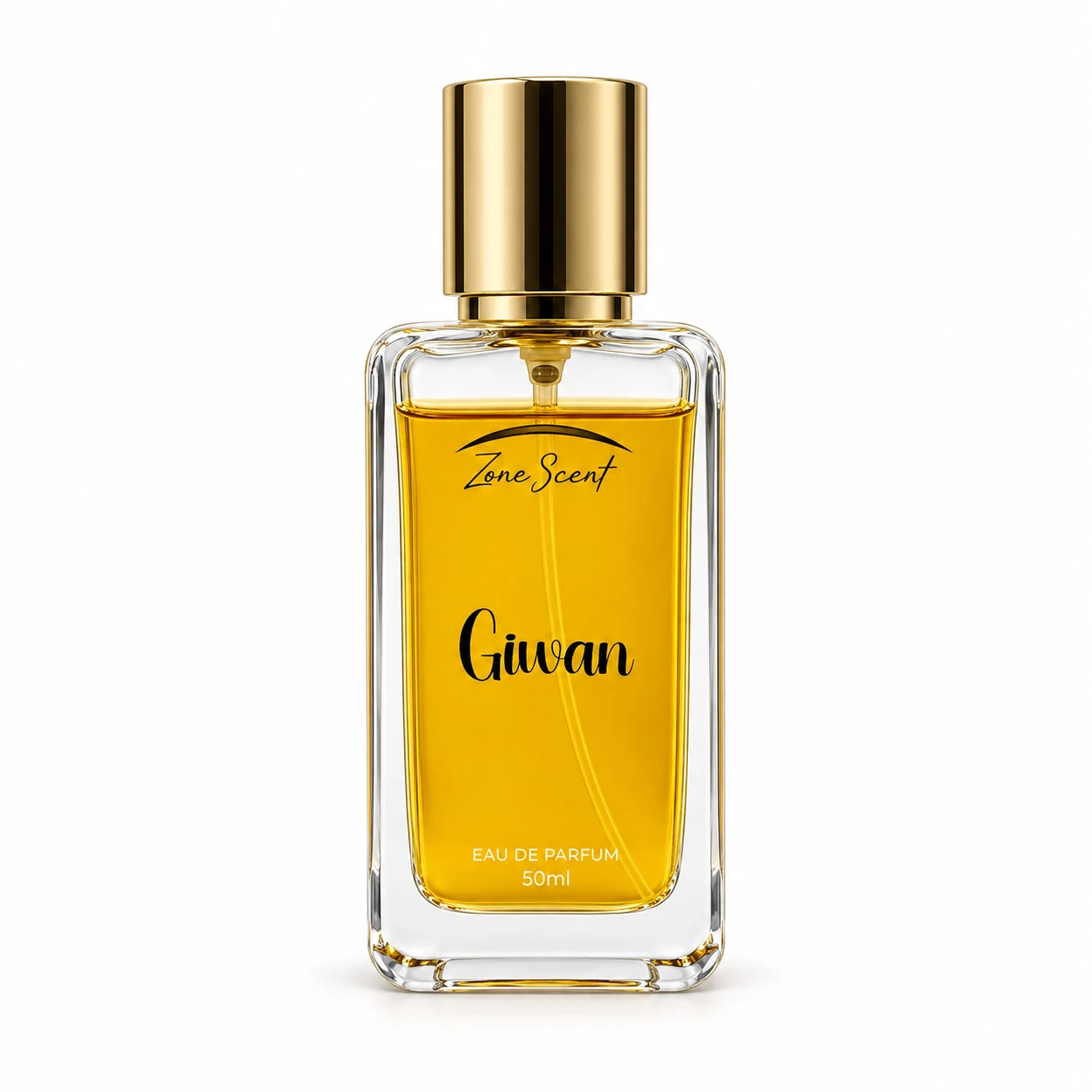 Giwan Eau de Parfum, 50 ml, on white
